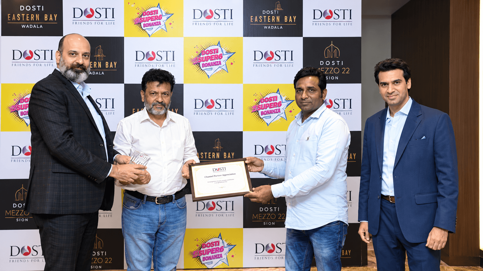 Dosti realty hosted a grand successful channel partner meet at dosti eastern bay, new wadala on 22nd July, 2022