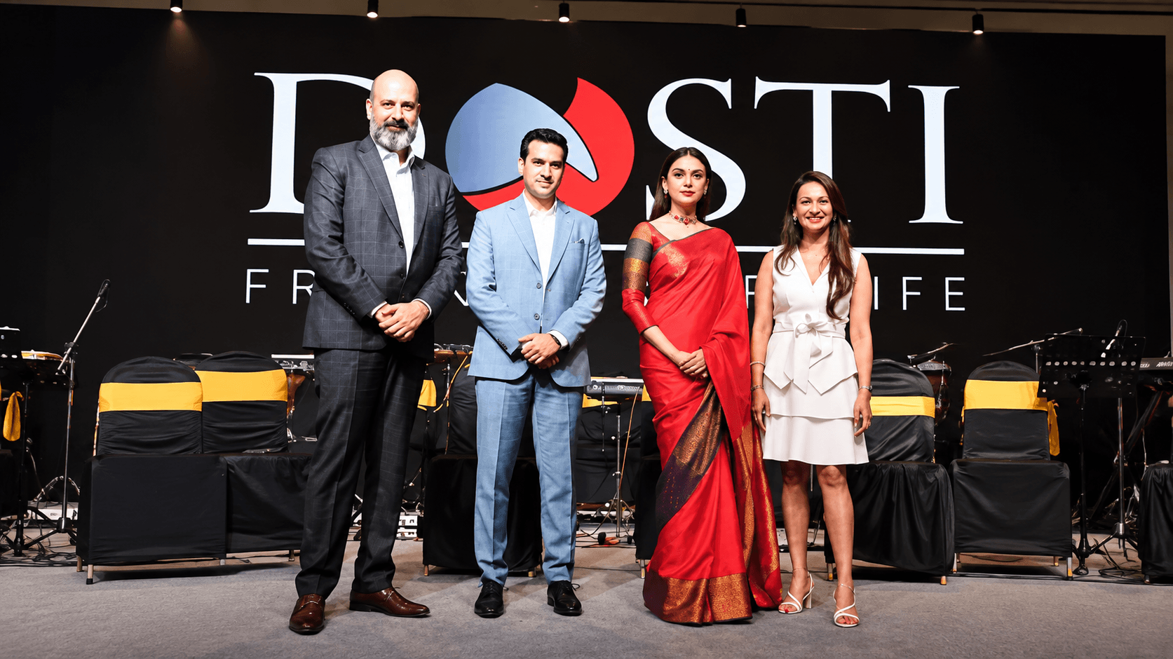 Aditi Rao hydari inaugurated the longest and grandest ever entrance porch of new wadala at the iconic dosti eastern bay
