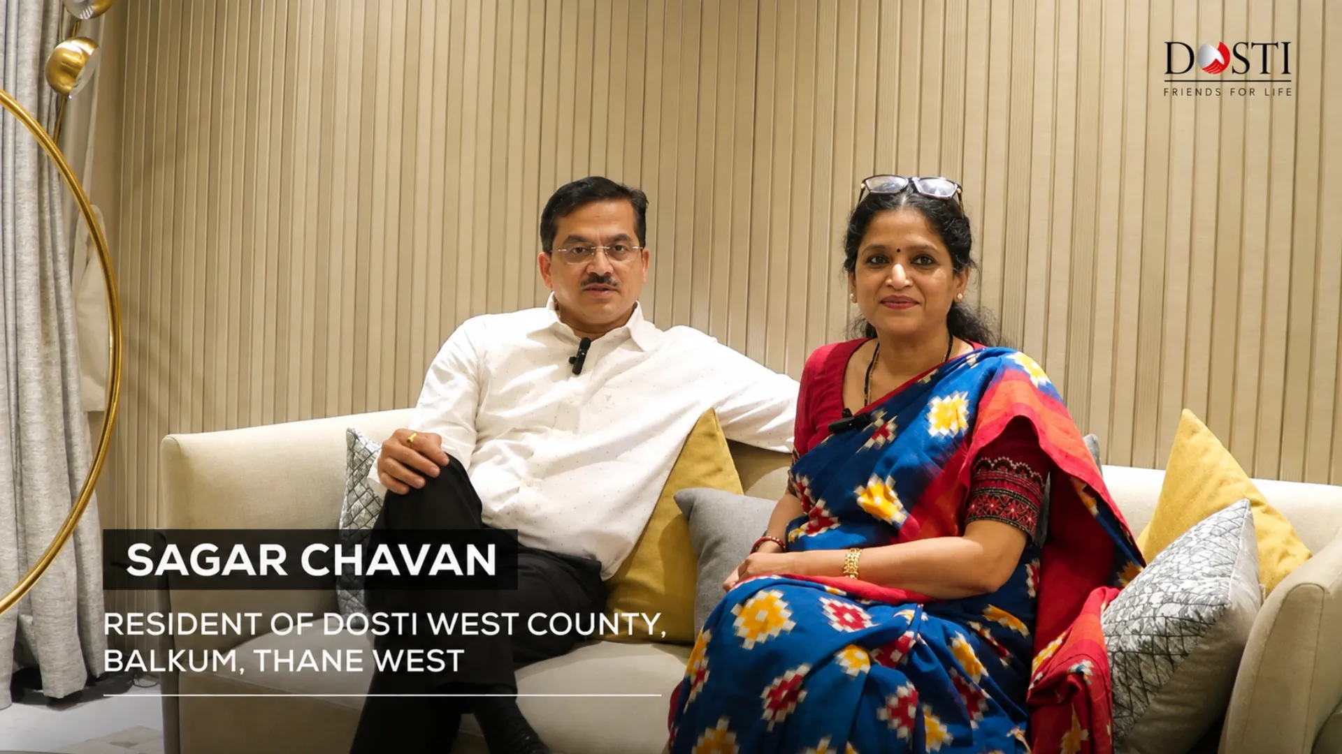 Mr. & Mrs. Chavan - Resident of Dosti West County