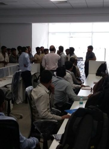Post Demonitisation – Account Opening For Laborers at Balkum Site